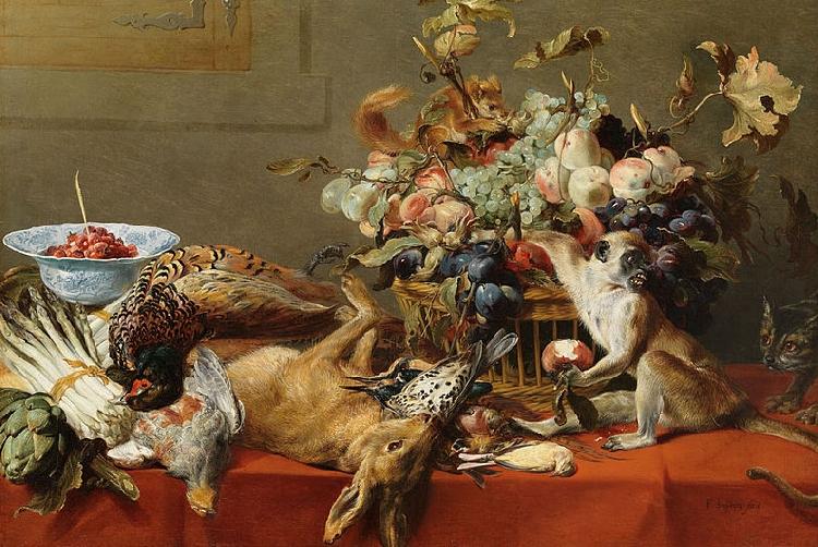 Frans Snyders Still Life with Fruit oil painting image